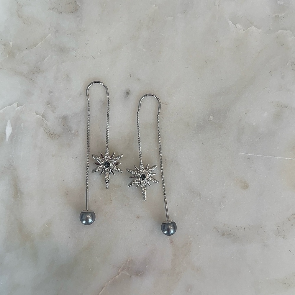 Swarovski Starburst Drop Earrings